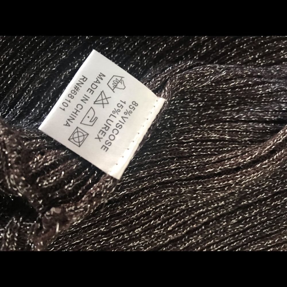 Ladies cardigan. Dark grey metallic very cool - Picture 4 of 7